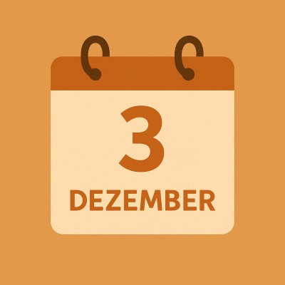 Historischer Kalender – 3. Dezember